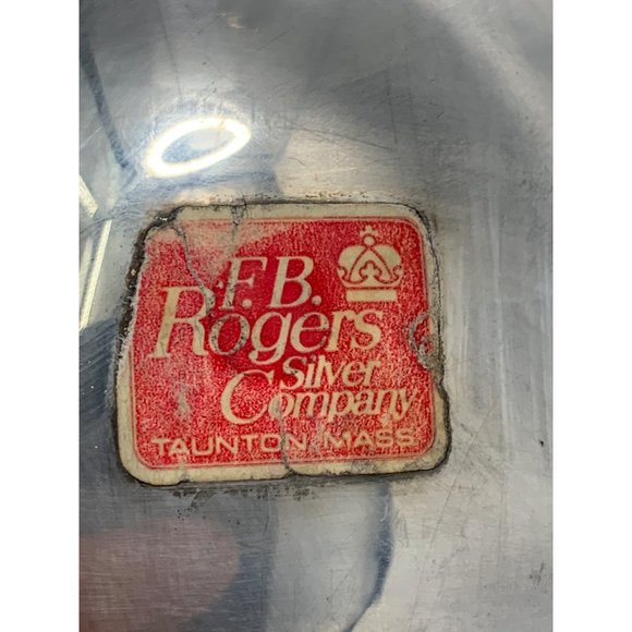 FB Rodgers Silver Co Tree of Life Spring Tray Footed Large 16 x 12" VTG 6573 - Picture 5 of 14